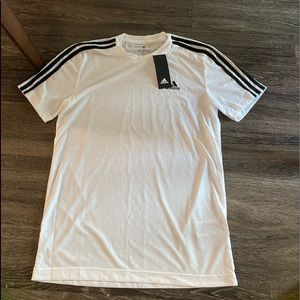 White Adidas Tee